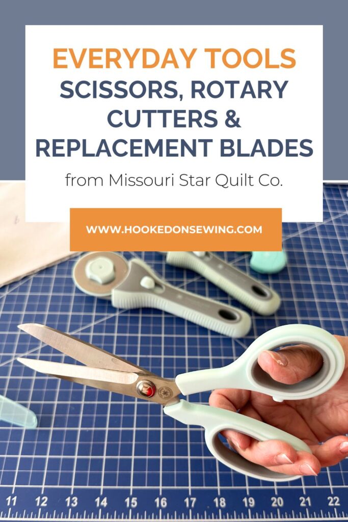 8" scissors with rotary cutters
