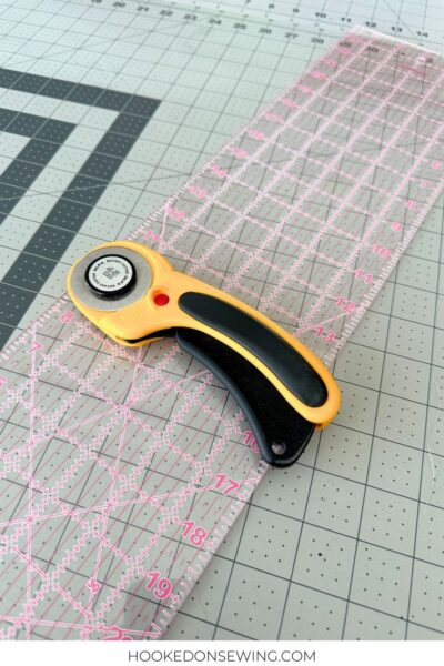 How to Use a Rotary Cutter by Hooked on Sewing