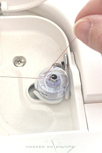 How to Wind a Bobbin by Hooked on Sewing