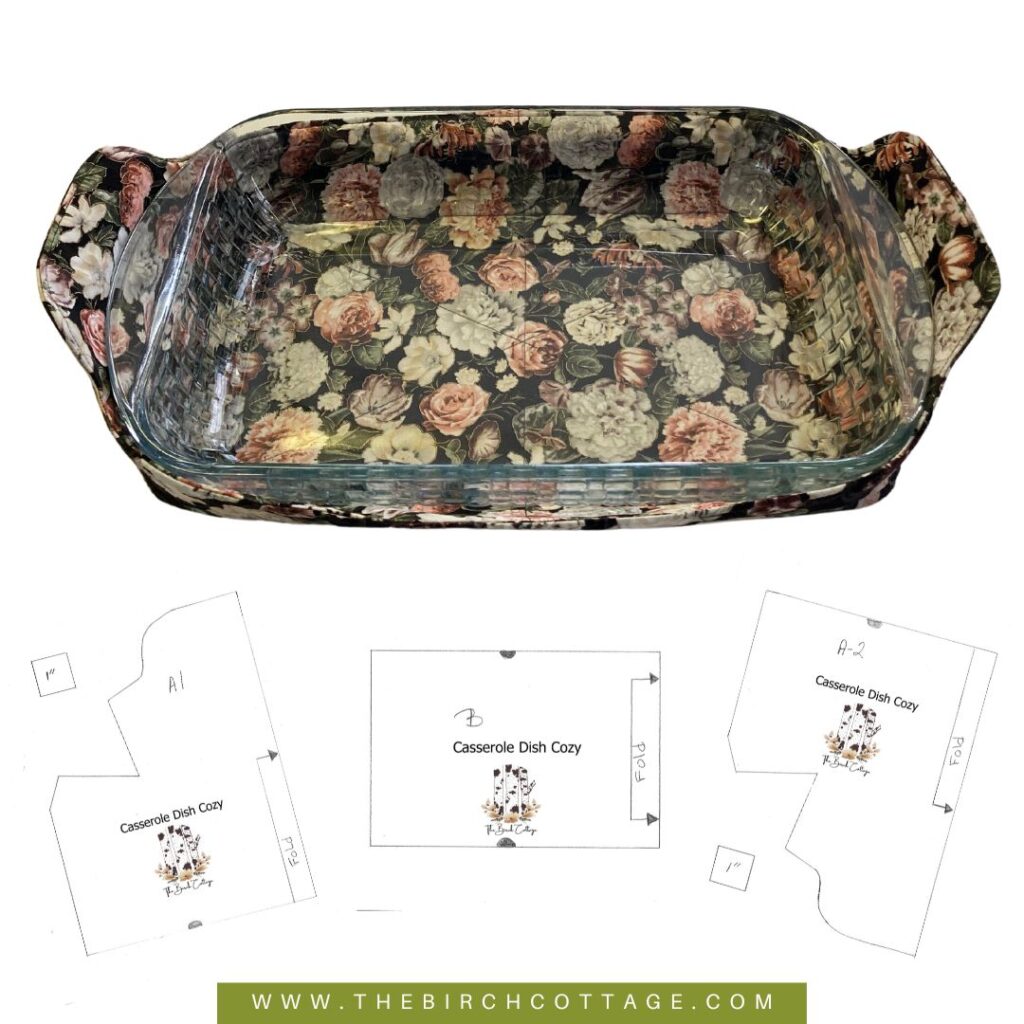 Casserole Dish Cozy Pattern - Hooked on Sewing