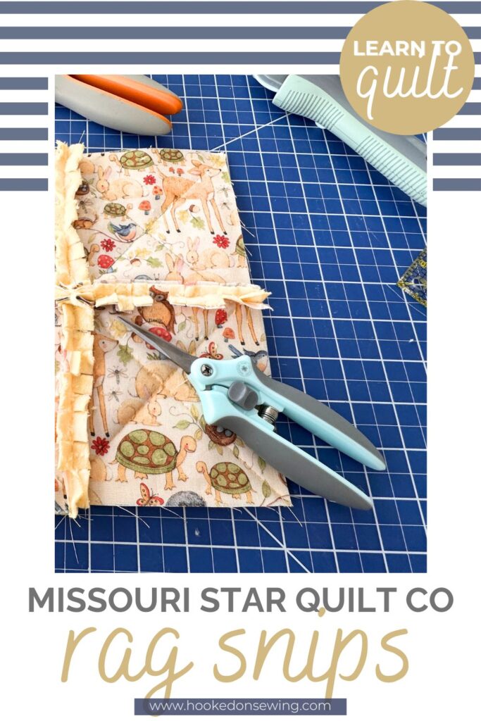 rag quilt snips from Missouri Star Quilt Company