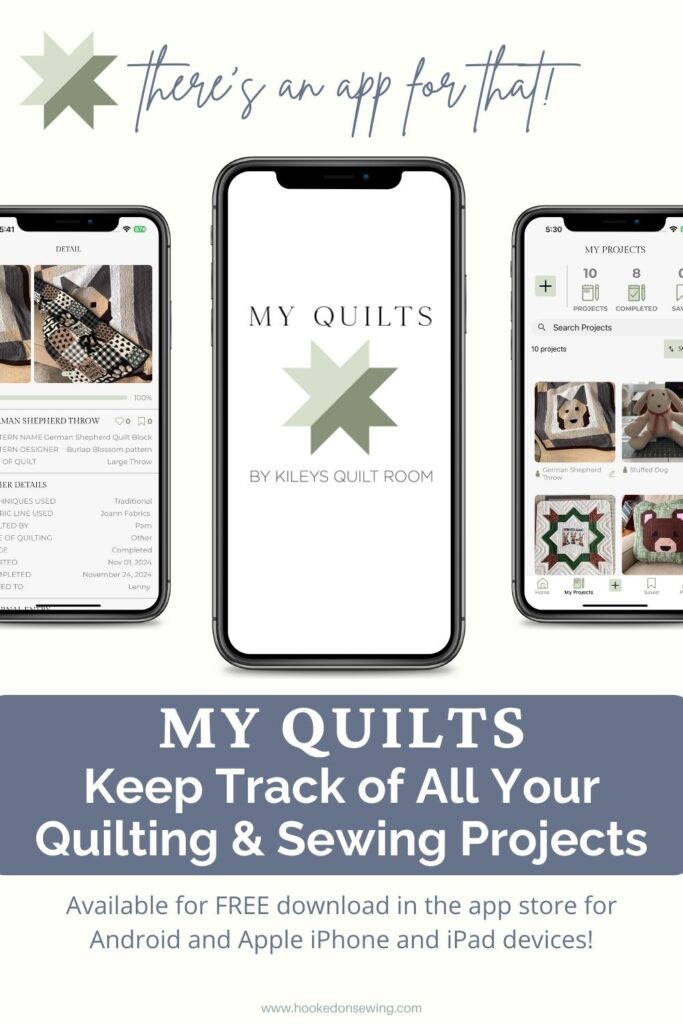 My Quilts app on phone