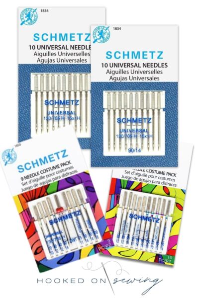 SCHMETZ Sewing Machine Needles Giveaway by Hooked on Sewing