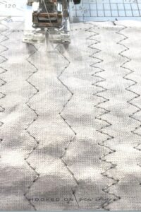 How to Sew a Zigzag Stitch - Hooked on Sewing